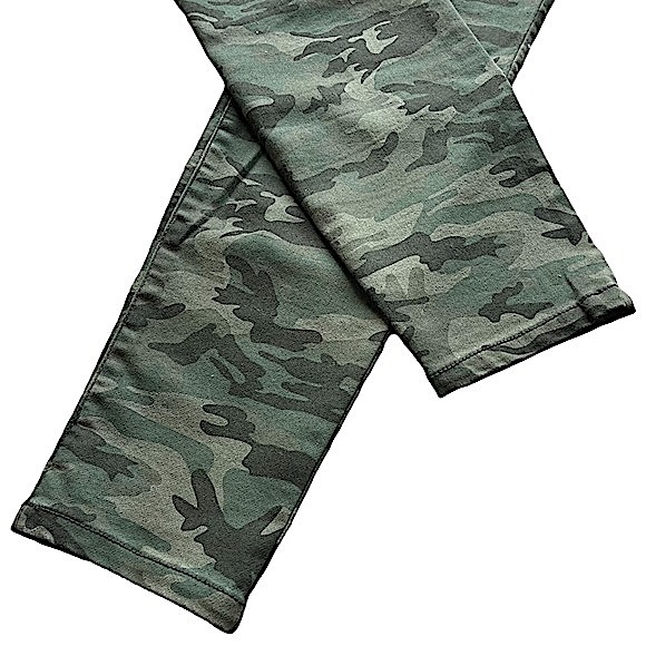 No Boundaries size Xl (15-17) thin green camo skinny pants elastic waist NWOT - Picture 8 of 16